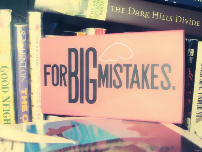 Image: For Big Mistakes
