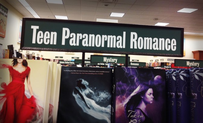 Image: Teen Paranormal Romance Bookshelf