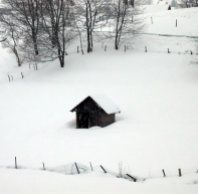 Image: Tiny Hut in the Snow