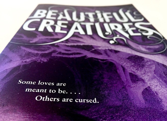 Tagline on Beautiful Creatures Book Cover. Photo by Nicola Alter (CC BY SA 4.0)
