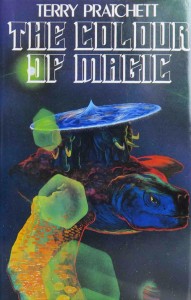 1st edition book cover: The Colour of Magic