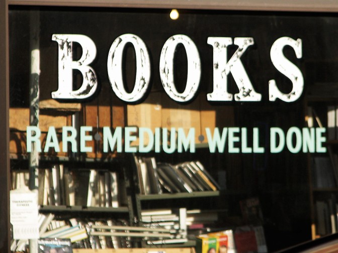 Bookstore Sign Chicago